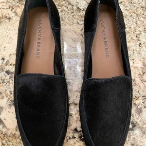 Brand New Cow Fur Lucky Brand loafers